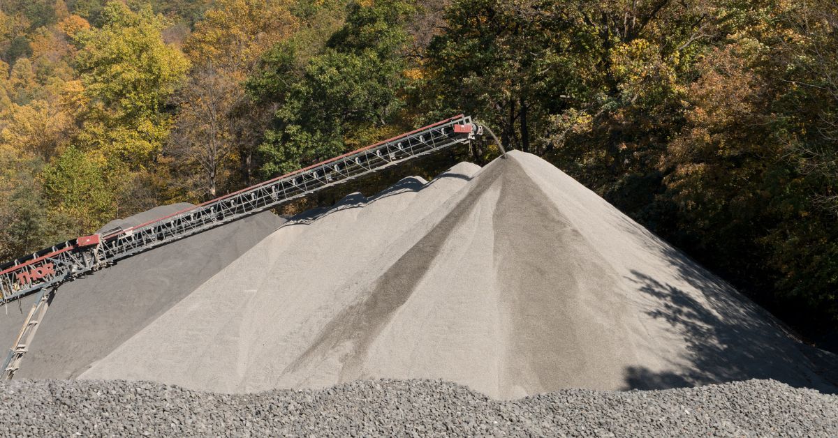 Stenmel og granitskærver