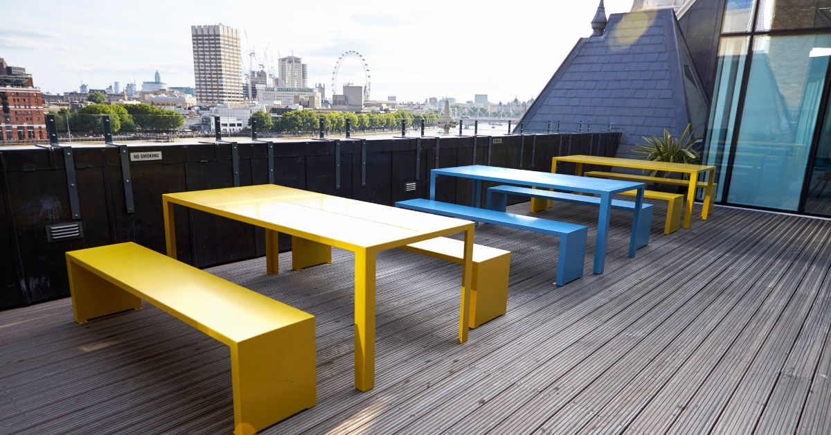 Tagterrasse med udsigt