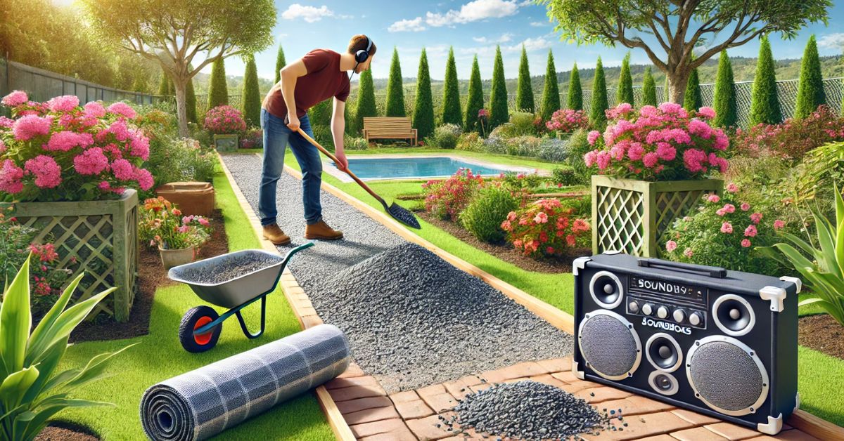 Lægning af granitskærver